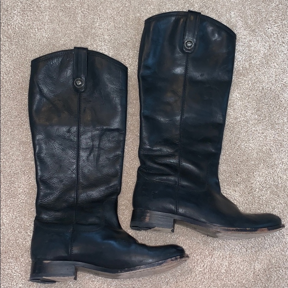 Black Frye Melissa Riding Boots size 8